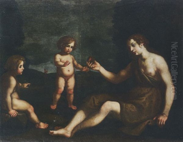 La Famiglia Di Adamo Oil Painting by Francesco Curradi