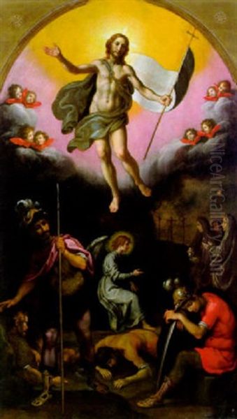 Die Auferstehung Christi Oil Painting by Francesco Curradi