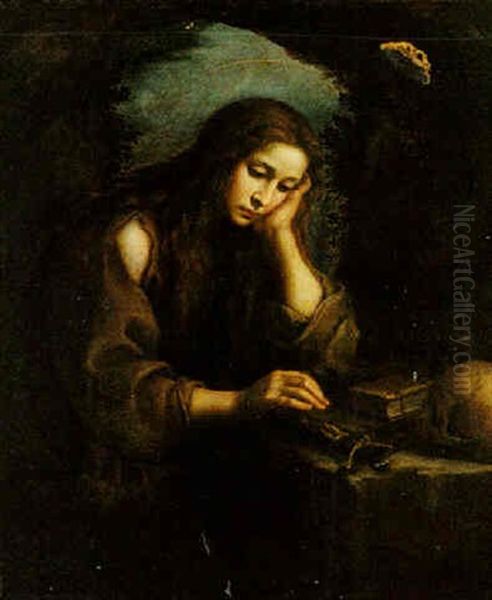 The Penitent Magdalene Oil Painting by Francesco Curradi