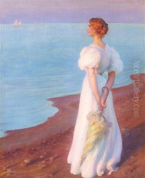 The Penitent Magdalene Oil Painting by Charles Courtney Curran