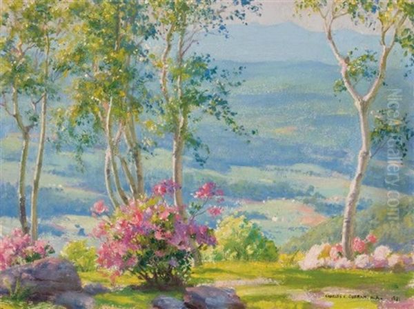 The Catskills From Woodgreen, Cragsmoor Oil Painting by Charles Courtney Curran