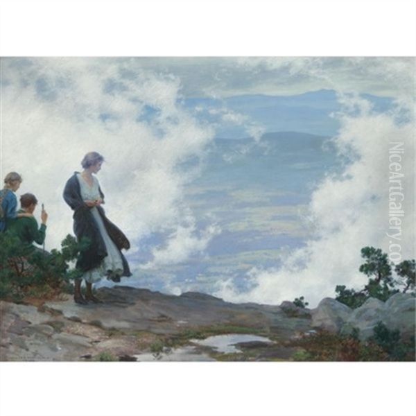 After The Storm Oil Painting by Charles Courtney Curran