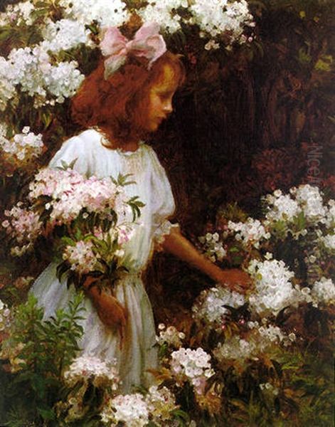 Jane Huntington Mckelvey Oil Painting by Charles Courtney Curran