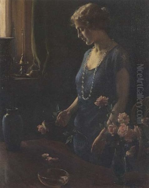 Memories Oil Painting by Charles Courtney Curran