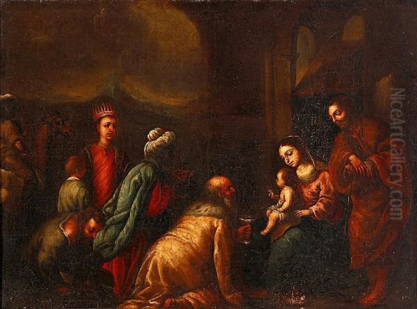 La Epifania Oil Painting by Francisco Antolinez Y Ochoa