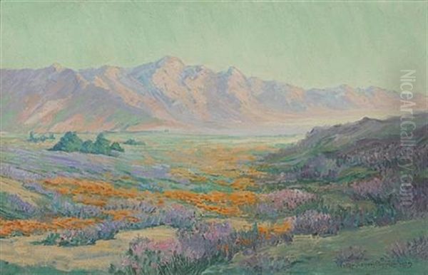 Wildflower Mesa Oil Painting by Walter Barron Currier