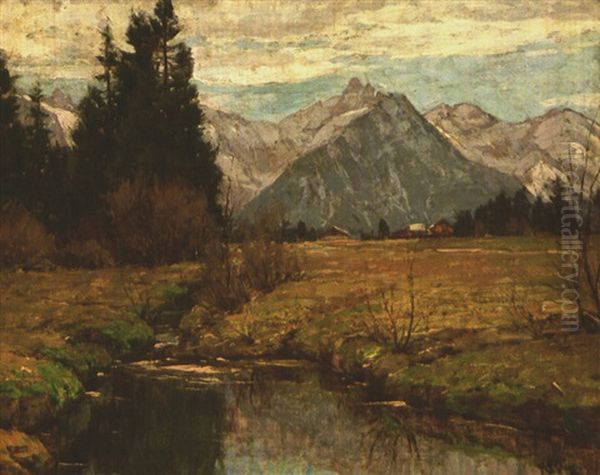 Blick Auf Den Daniel Oil Painting by Robert Franz Curry