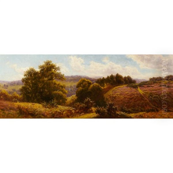 Albury Heath, Surrey Oil Painting by Gertrude E. Spurr Cutts