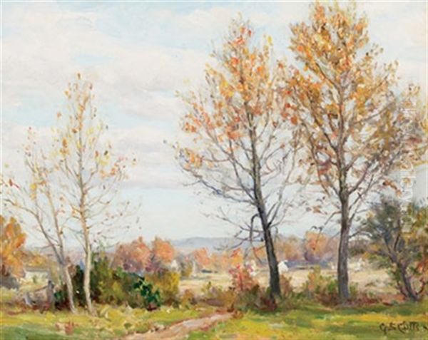 Autumn At Port Perry Oil Painting by Gertrude E. Spurr Cutts