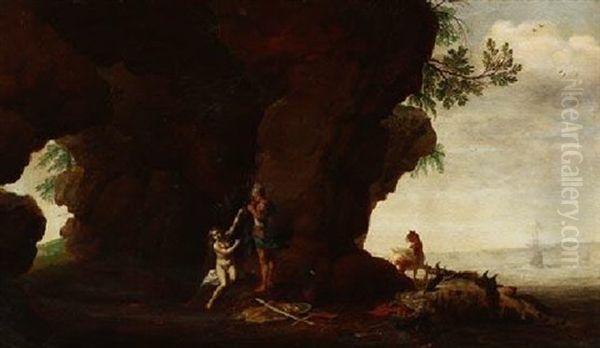 Perseus Befreit Andromeda Oil Painting by Abraham van Cuylenborch