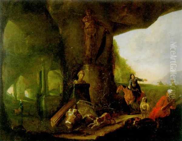 Heimkehr Von Der Falkenjagd Oil Painting by Abraham van Cuylenborch