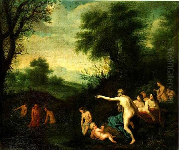 Diana And Callisto Oil Painting by Abraham van Cuylenborch