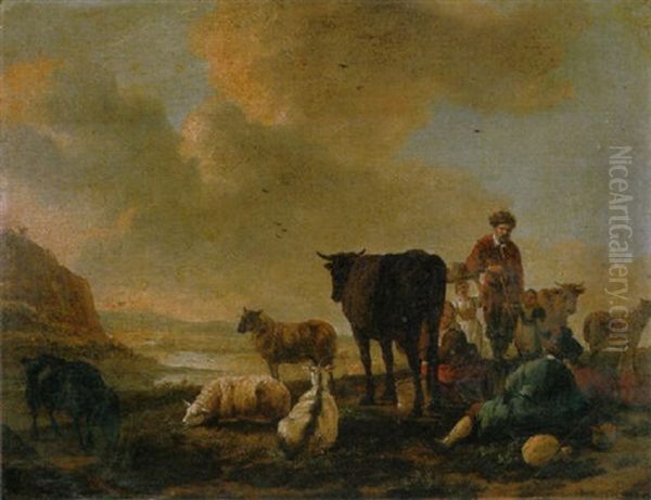 Bauernidylle Oil Painting by Aelbert Cuyp