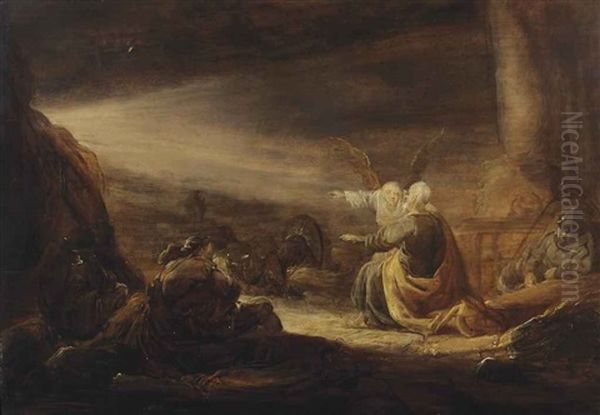 The Liberation Of Saint Peter Oil Painting by Benjamin Gerritsz Cuyp