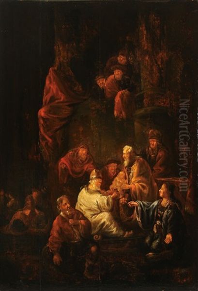 The Curcumcision Of Christ Oil Painting by Benjamin Gerritsz Cuyp