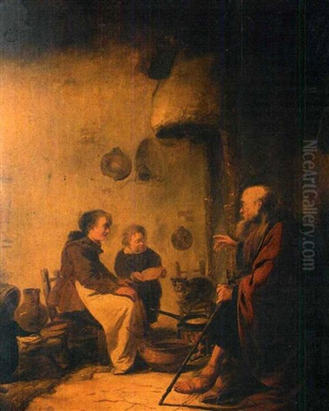 Le Prophetete Elie Chez La Veuve De Sarepta by Benjamin Gerritsz Cuyp