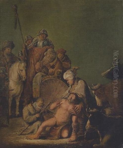 Scena Biblica Oil Painting by Benjamin Gerritsz Cuyp