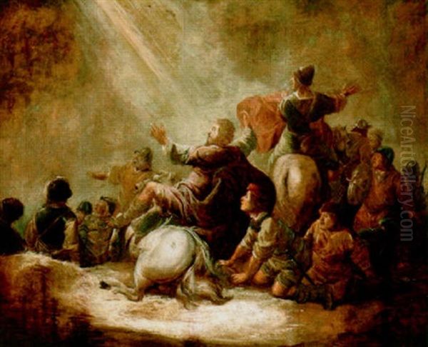 The Conversion Of Saul Oil Painting by Benjamin Gerritsz Cuyp