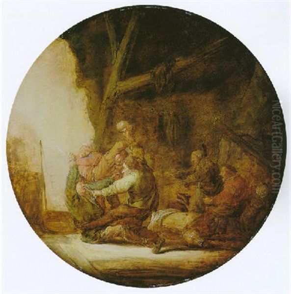 Bauerliche Rauferei Oil Painting by Benjamin Gerritsz Cuyp