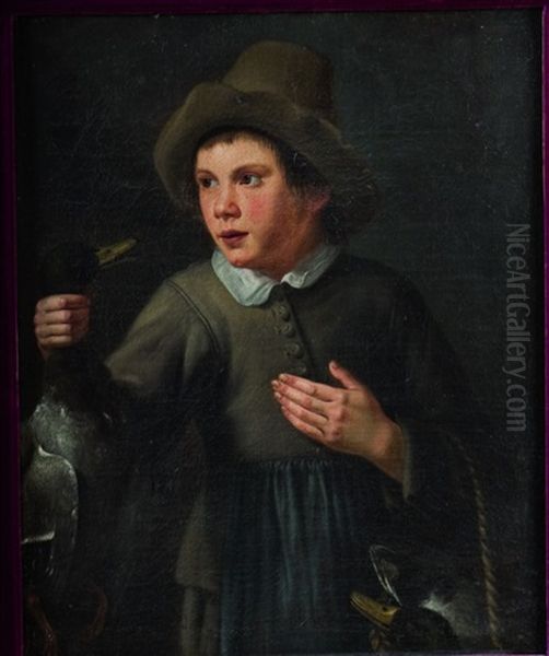 Le Jeune Marchand De Canard Oil Painting by Jacob Gerritsz Cuyp