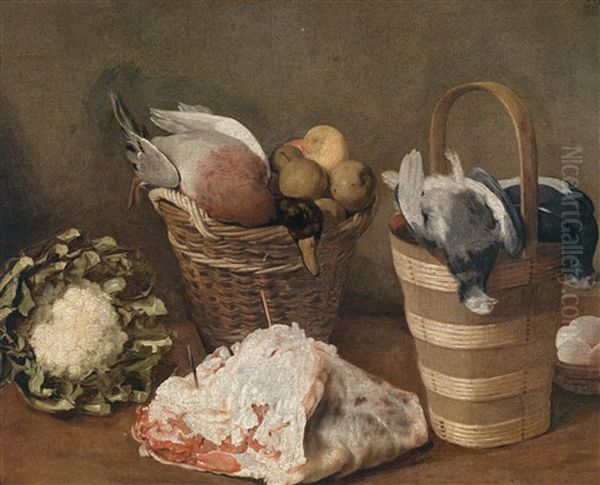 Kuchenstillleben Oil Painting by Jacob Gerritsz Cuyp