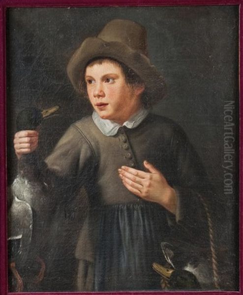 Le Jeune Marchand De Canard Oil Painting by Jacob Gerritsz Cuyp