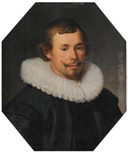 Portrait Of A Man At The Age Of 30 Oil Painting by Jacob Gerritsz Cuyp