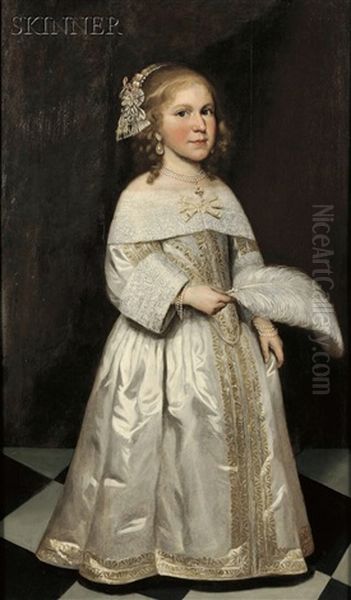 Portrait Of A Young Girl Oil Painting by Jacob Gerritsz Cuyp