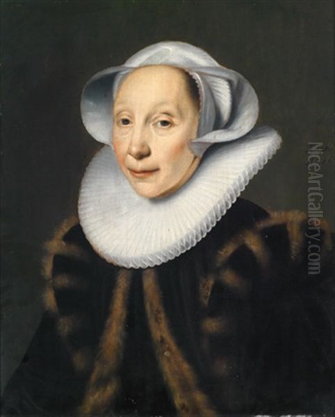 Bildnis Einer Alteren Dame Oil Painting by Jacob Gerritsz Cuyp