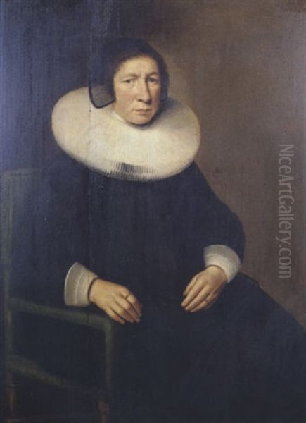 Portrait Of A Seated Lady Oil Painting by Jacob Gerritsz Cuyp