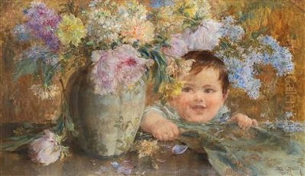 Bursting With Curiosity Oil Painting by Emil Czech