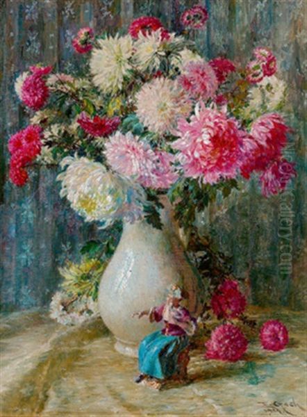 Blumenstraus Oil Painting by Emil Czech