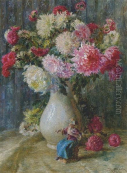 Blumenstraus Oil Painting by Emil Czech