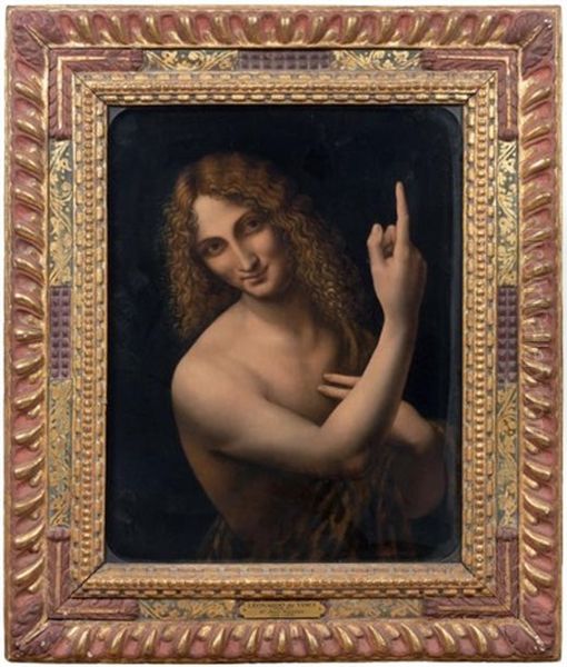 Saint Jean-baptiste Oil Painting by Leonardo Da Vinci