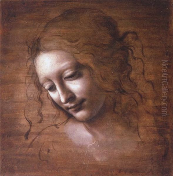 Leda Oil Painting by Leonardo Da Vinci