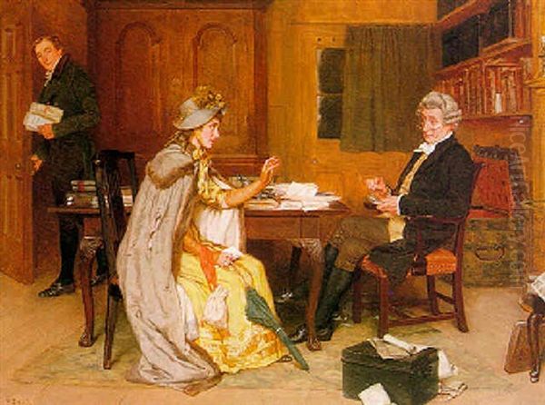 Consulting Her Lawyer by Frank Dadd