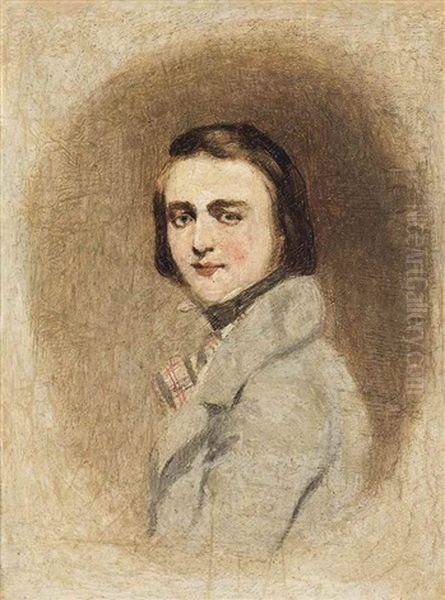 Self-portrait Oil Painting by Richard Dadd