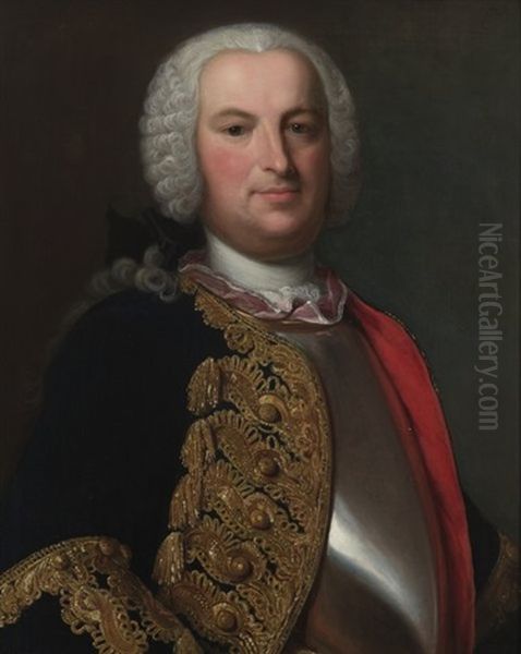 Portrait Des Johann Bernhard Kilchberger Oil Painting by Johann Rudolf Daelliker