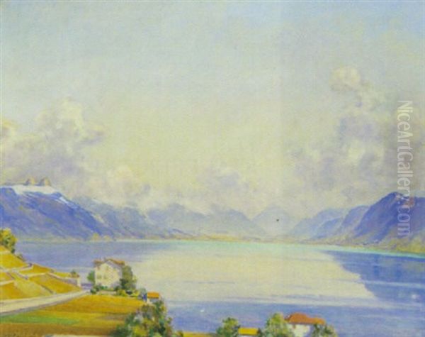 Le Lavaux Oil Painting by Hans Arnold Daepp