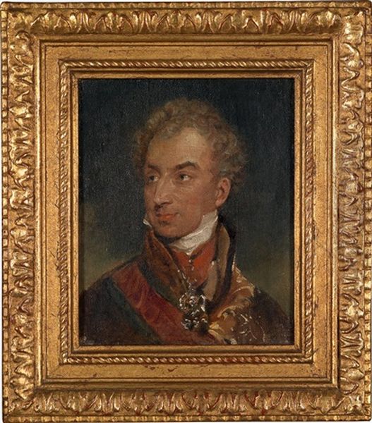 Klemens Wenzel Lothar Furst Metternich by Moritz Michael Daffinger