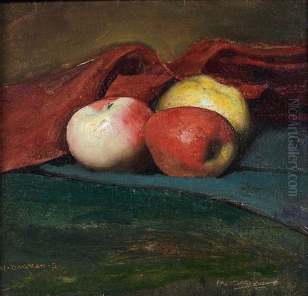 Nature Morte De Pommes Et Poire Oil Painting by Pascal Adolphe Jean Dagnan-Bouveret