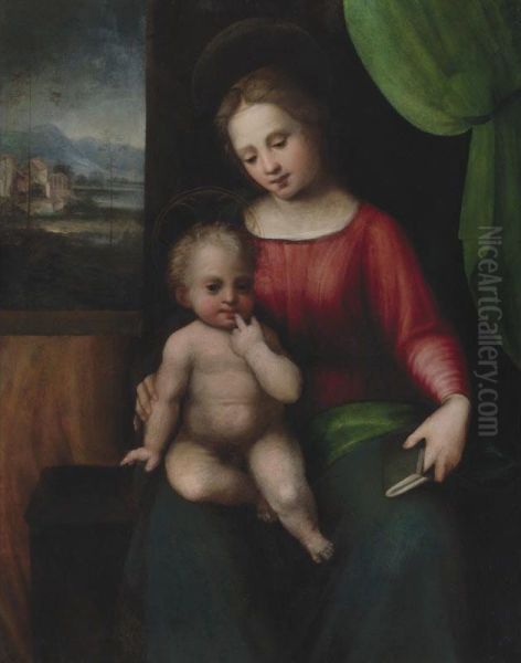 The Madonna And Child Oil Painting by Antonio del Ceraiolo