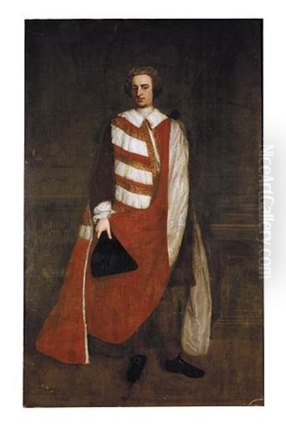 Portrait Of Charles, Duke Of Marlborough Oil Painting by Michael Dahl