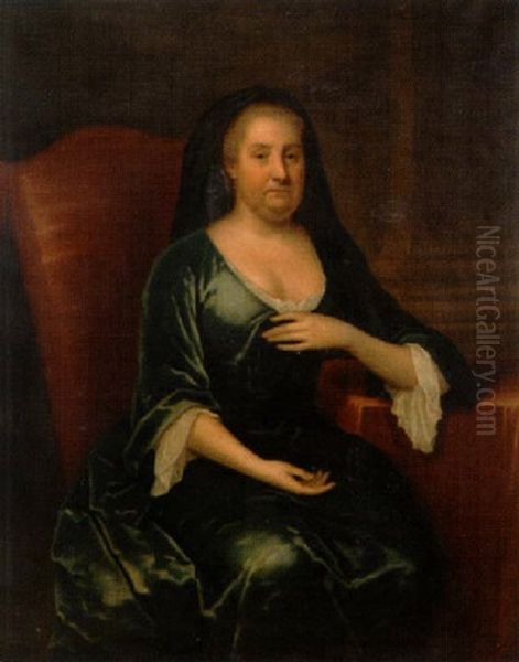 Hertiginnan Elisabet Charlotte Av Orleans Oil Painting by Michael Dahl