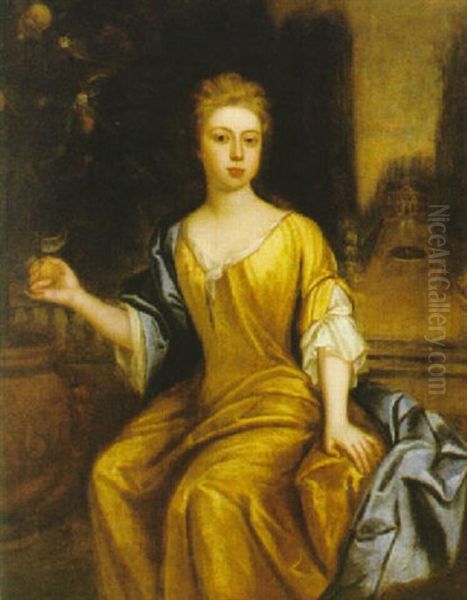 Portratt Forestallande Lady Frances Seymour Oil Painting by Michael Dahl