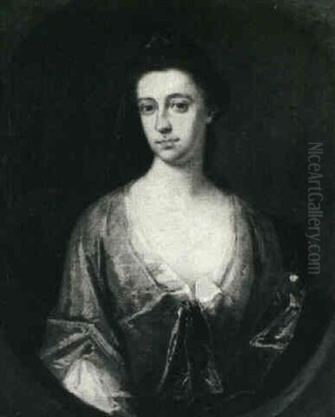 Portrait Of Mrs. Garrick Oil Painting by Michael Dahl