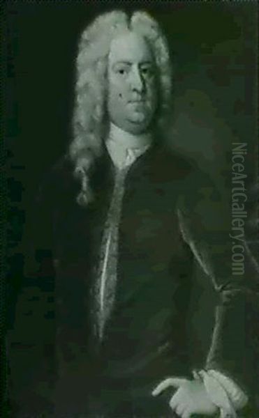 Portrait Of Sir Watkin Williams Wynn, Bt. (1692-1749) Oil Painting by Michael Dahl