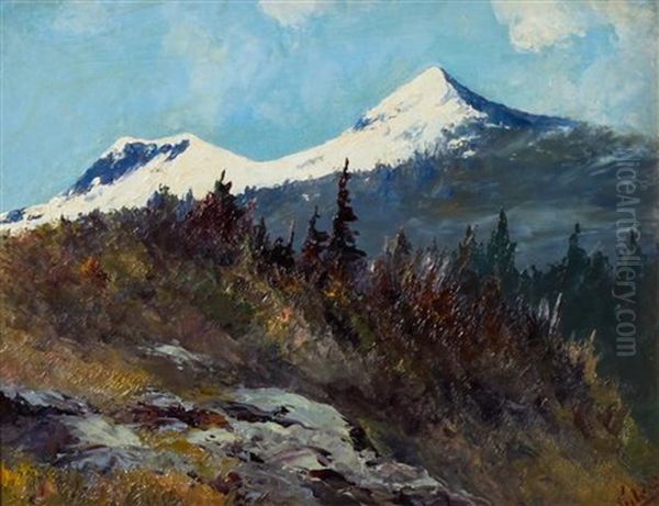 Deer Mountain, Alaska Oil Painting by Jules B. Dahlager