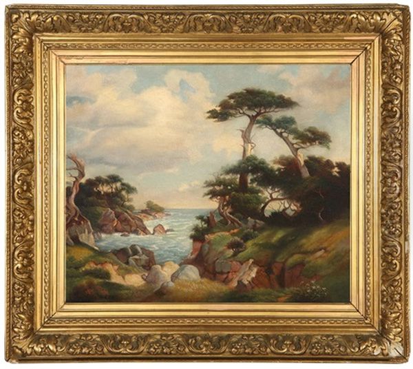 China Cove, Point Lobos Oil Painting by Carl Christian Dahlgren