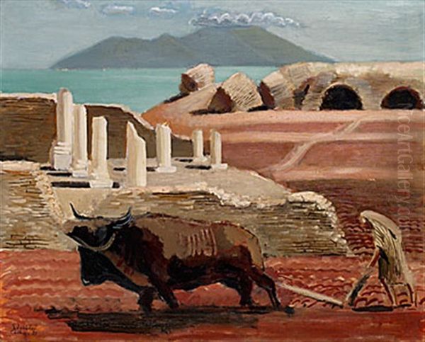 Carthage Oil Painting by Ewald Dahlskog